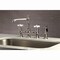 Kingston Brass KS7276PXBS English Country 8" Bridge Kitchen Faucet W/ Sprayer, Nickel KS7276PXBS - alternate 5